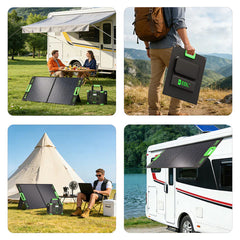 EBL Solar Apollo 100W Portable Solar Panel