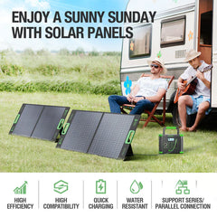 EBL Solar Apollo 100W Portable Solar Panel