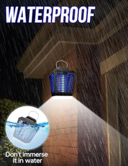 Bug Zapper Outdoor, Mosquito Zapper with LED Light, Fly Zapper Outdoor Indoor, Insect Zapper Electric Fly Traps, Plug in Mosquito Killer for Patio Yard