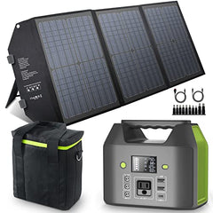 R150 150W Small Solar Generator with 40W Solar Panel 42000mAh
