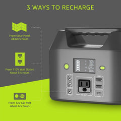 EnginStar Portable Power Station 150W 155Wh Power Bank