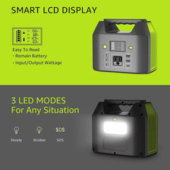 EnginStar Portable Power Station 150W 155Wh Power Bank