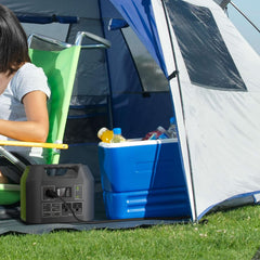 Solar Generator 300W Portable Power Station 296Wh Lithium Battery Backup 80000mAh
