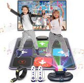 Dance Mat for Kids and Adults, Wireless Plug and Play Electronic Dance Pad Game for TV, Fun Kids Dancing Exercise game, Birthday Gifts Ideas for 3-12 Year Old Girls and Boys