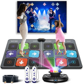 Dance Mat for Adults and Kids, Double User Wireless Dance Pad Game for TV, Plug and Play Electronic Dance Mats with Smart Camera, Exercise Dancing Mat for Family Games, Birthday Gifts Ideas