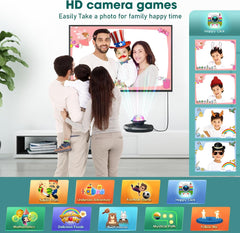 Dance Mat for Adults and Kids, Double User Wireless Dance Pad Game for TV, Plug and Play Electronic Dance Mats with Smart Camera, Exercise Dancing Mat for Family Games, Birthday Gifts Ideas