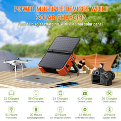 BROWEY C600 – Portable Power Station with Solar Panel