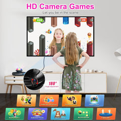 Dance Mat for Adults and Kids, Double User Wireless Dance Pad Game for TV, Plug and Play Electronic Dance Mats with Smart Camera, Exercise Dancing Mat for Family Games, Birthday Gifts Ideas