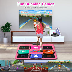 Dance Mat for Kids and Adults, Wireless Plug and Play Electronic Dance Pad Game for TV, Fun Kids Dancing Exercise game, Birthday Gifts Ideas for 3-12 Year Old Girls and Boys