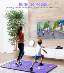 Dance Mat for Kids and Adults - Double User Wireless Dancing Mat, Exercise & Fitness Dance Step Pad Game for TV, Musical Electronic Dance Mats with HD Camera, Gift for Girls & Boys Ages 6+