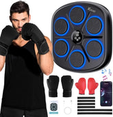 Music Boxing Machine with Wall Mount Bluetooth Boxing Machine with Boxing Gloves, and Intelligent Training Features