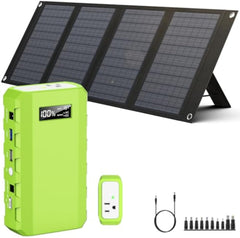 Portable Power Bank with AC Outlet 65W 110V External Battery Pack 24000mAh