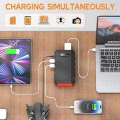 Portable Power Bank with AC Outlet 65W 110V External Battery Pack 24000mAh