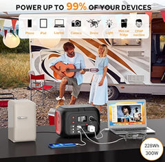 Portable Power Station 97Wh Portable Laptop Chargers & 228Wh Power Bank