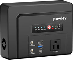 Powkey Portable Power Station 100W/97.68Wh Camping Generator 26400mAh