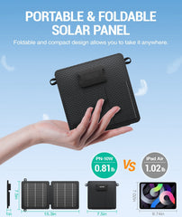 10W Portable Solar Panels Charger Super Handy Foldable