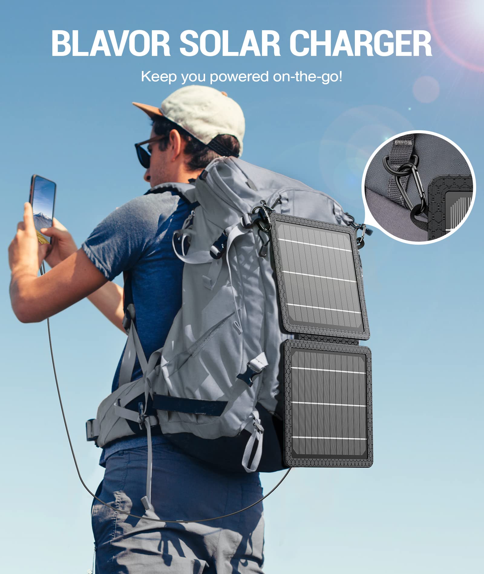 10W Portable Solar Panels Charger Super Handy Foldable