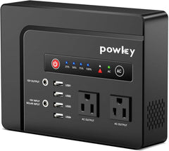 Powkey 200Watt Portable Power Bank with AC Outlet, 42,000mAh