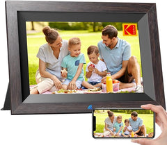 KODAK Digital Picture Frame, 32G10.1 Inch WiFi Digital Photo Frame 1280x800 HD IPS Touch Screen, Auto-Rotate, Share Photos and Videos via KODAK App, for Friends and Family