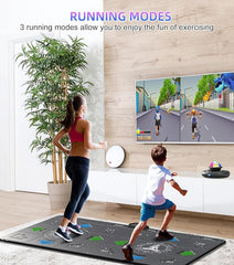 Dance Mat for Adults and Kids, Double/Single Wireless Dance Pad Game for TV, Plug and Play Electronic Dance Mats with Smart Camera, Exercise Dancing Mat for Family Games, Birthday Gifts Ideas