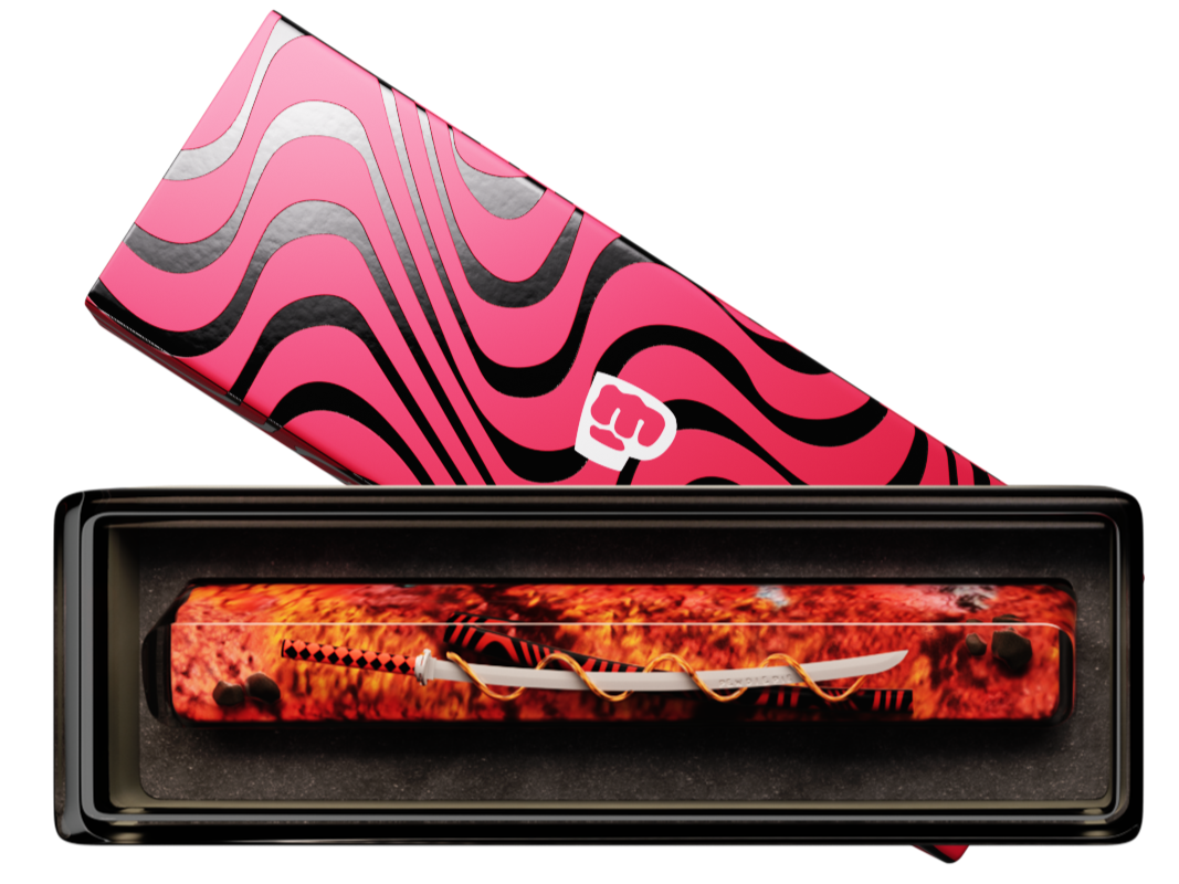 PewDiePie Katana Spacebar Artisan Keycap Limited Edition