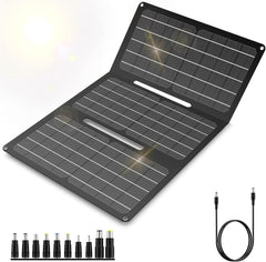 30W Portable Foldable Solar Panel Charger for Outdoor Camping