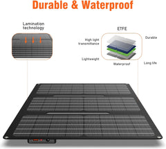 30W Portable Foldable Solar Panel Charger for Outdoor Camping