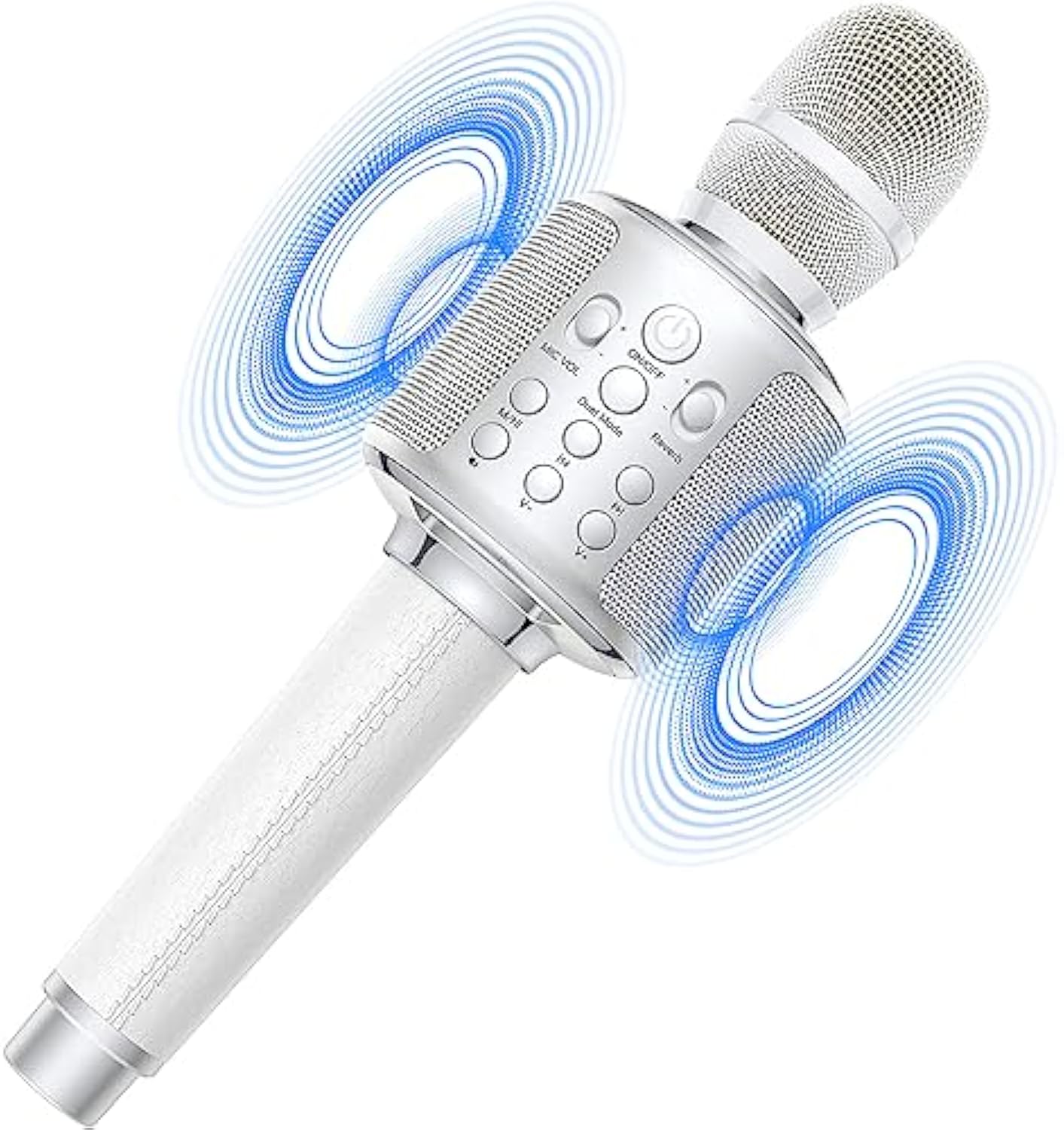 XZL Bluetooth Karaoke Microphone for Kids & Adults, Wireless Rechargeable Mic with Built-in Stereo Speaker, Echo｜Duet Mode｜Recording｜Music