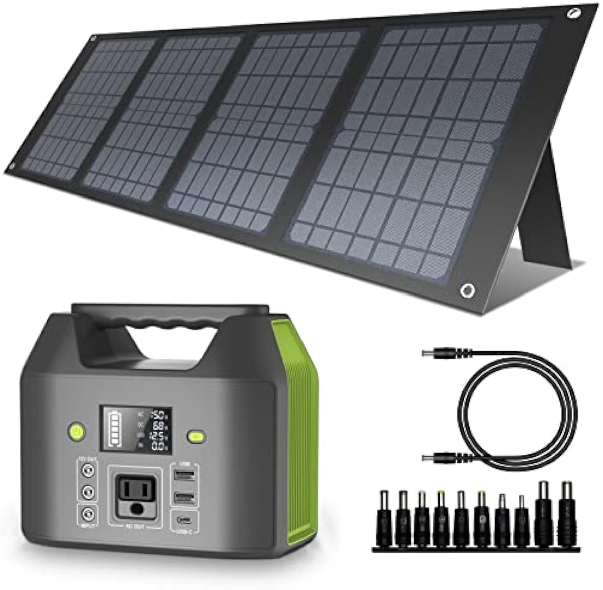 EnginStar 150W Small Solar Generator with 40W Solar Panel