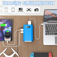 Portable Power Bank with AC Outlet 65W 110V External Battery Pack 24000mAh