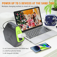 Portable Power Station 97Wh Portable Laptop Chargers & 228Wh Power Bank